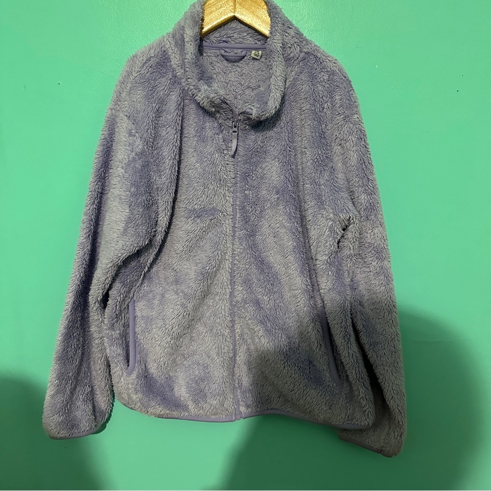 Girls size 11/12 Uniqlo fleece zip up